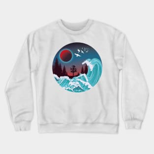 The Great Retro Wave Crewneck Sweatshirt